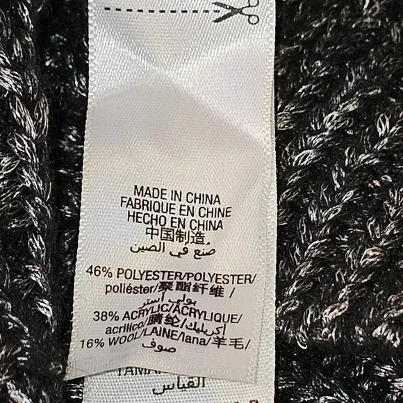 Juicy Couture Wool Blend Gold Label Knit Metallic Womens  Sweater SZ S - Picture 9 of 10